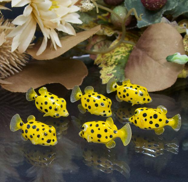 揺れるときめき・ハコフグちゃんのピアス・イヤリング1枚目の画像